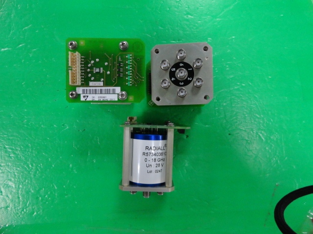 RADIALL R573403610 DC-18GHZ 28V SMA high frequency coaxial single pole six throw switch