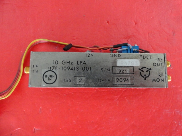 Supply HARRIS amplifier 10GHz 10V SMA 076-109413-001