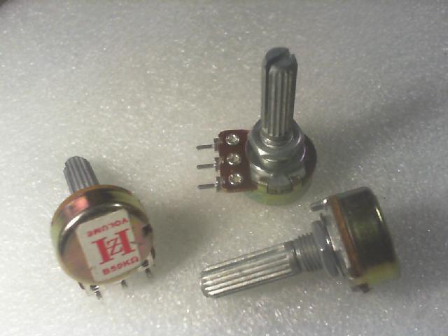 Single coupling potentiometer B10K/25mm plum blossom handle /10k..20k..50k... 100k..500k