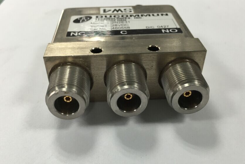 2N2E31 DC-12.4GHz N DUCOMMUN type SP2T coaxial switch RF microwave coaxial switch