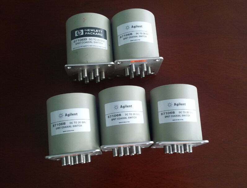 87106B HP Agilent DC-20GHZ SP6T SMA RF coaxial single pole six throw switch