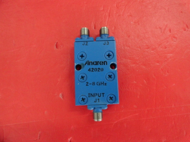 Supply ANAREN 42020 RF microwave coaxial one point two power divider SMA 2-8GHz