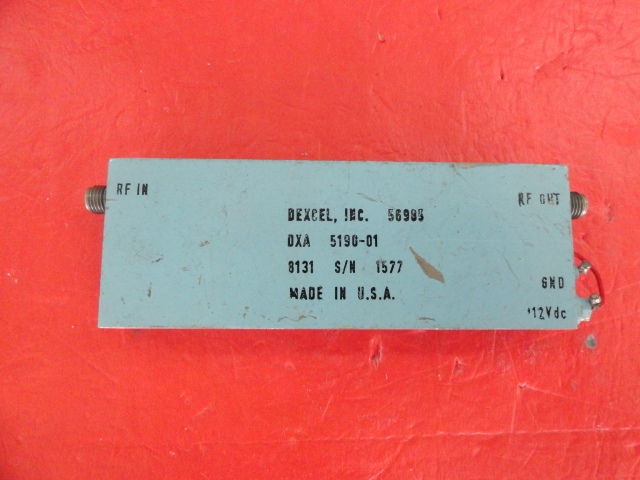 Supply FEXCEL amplifier Vin:12V SMA 5190-01
