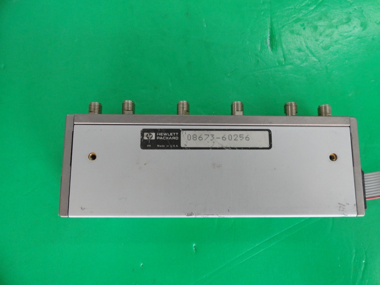 HP/Agilent 08673-60256 DC-18GHZ single pole five throw RF switch SMA