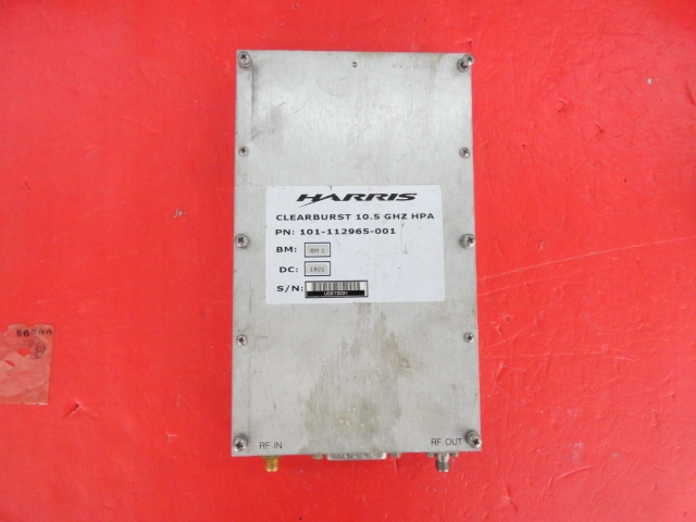 Supply HARRIS amplifier 10.5Ghz SMA 101-112965-001