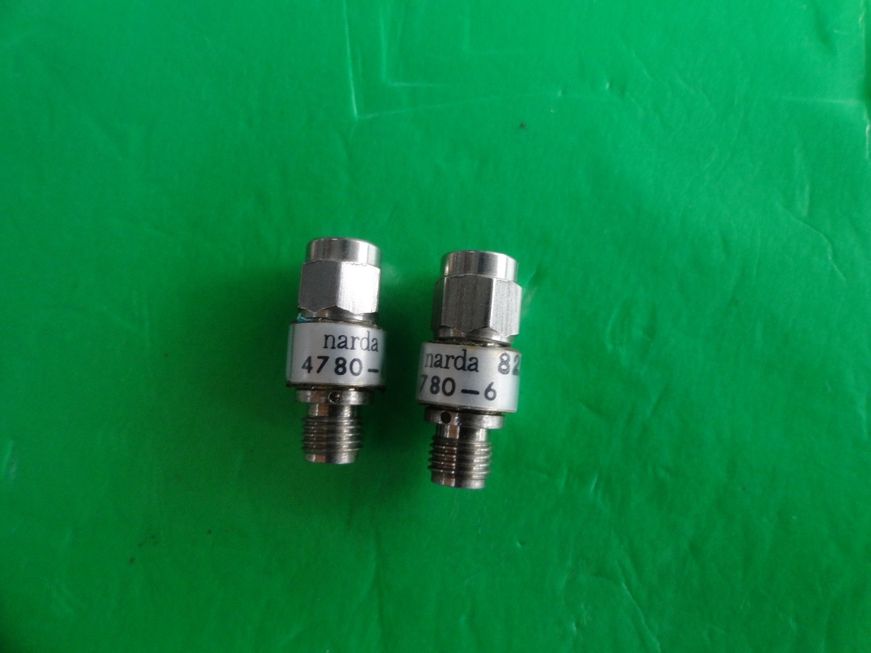 4780-6 DC-18GHz 3dB NARDA coaxial fixed attenuator SMA 2W