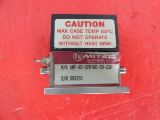 Supply MITEQ amplifier 2-10GHz 15V SMA AMF-4D-020100-50-23P