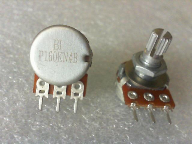 United States BI single potentiometer P160KN4B single potentiometer B20K.. Long shaft 15mm