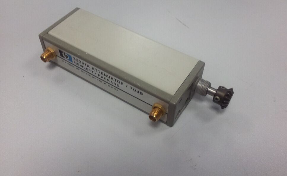 HP 33321A DC-18GHZ 70dB Agilent 10dB step by step attenuator SMA