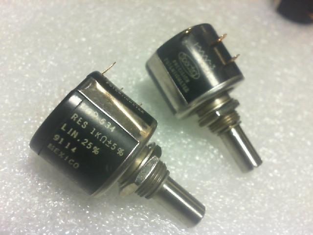 UK.. multi circle potentiometer.MOD534 precision multi loop potentiometer 1K... 10 circle