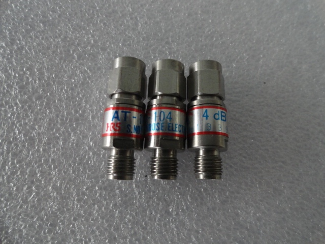 Hirose HRS AT-104 DC-18GHZ 4dB SMA RF coaxial fixed attenuator