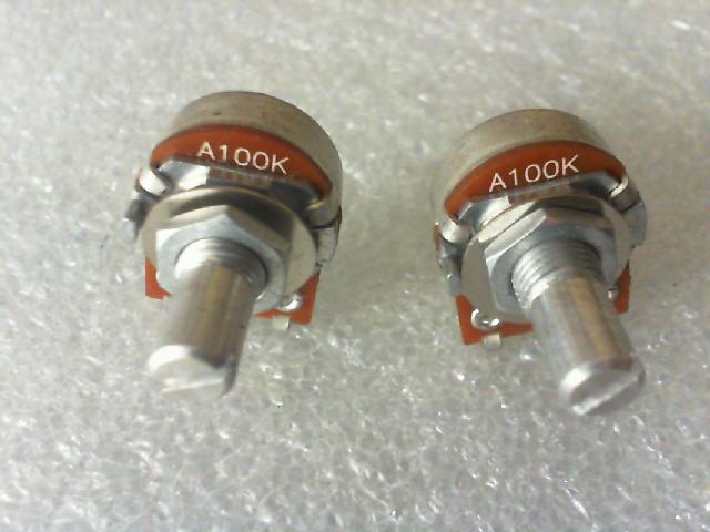 United States BI single potentiometer P160KNP3K single potentiometer A100K..6mm circular shaft 15mm long