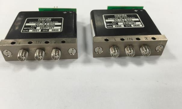 SEM123T DC-18GHz 28V Narda SPDT RF coaxial SWITCH SPDT Switch