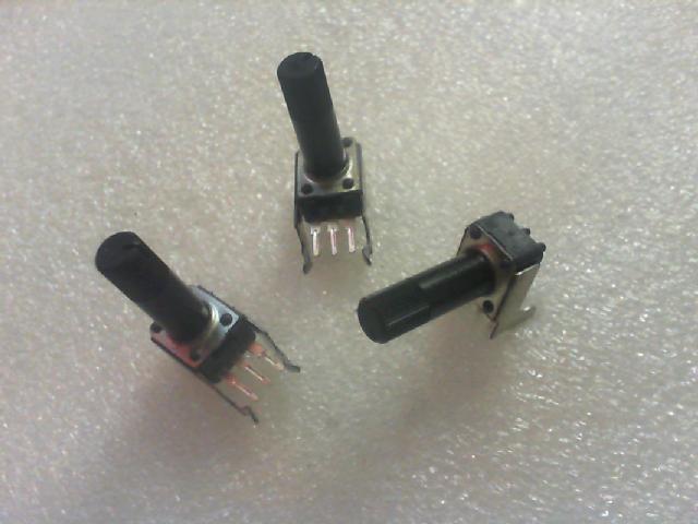 Japan ALPS. single potentiometer AC50KB tripod handle 6X18mm.