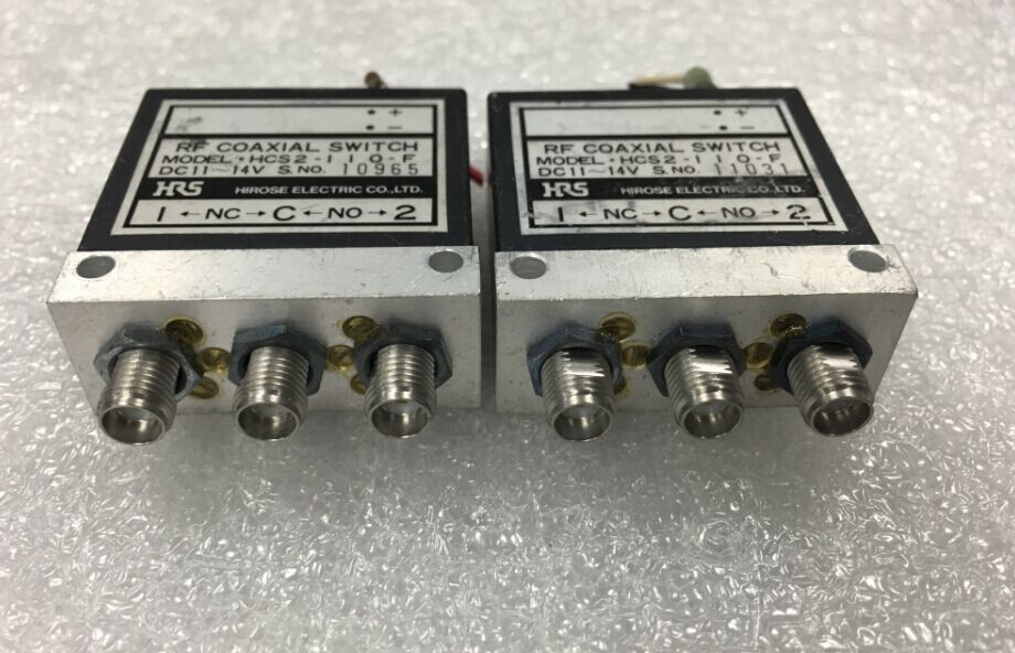 SPDT RF coaxial switch HRS HCS2-111-F DC-15GHz SMA 11-14V