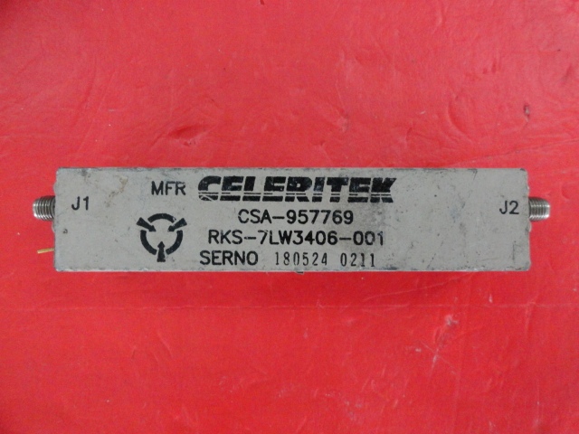Supply CELERITEK amplifier 15V SMA CSA-957769