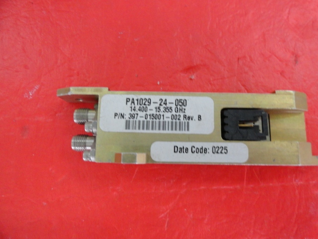 Supply TERRASAT amplifier 14.4-15.355GHz SMA 397-015001-002