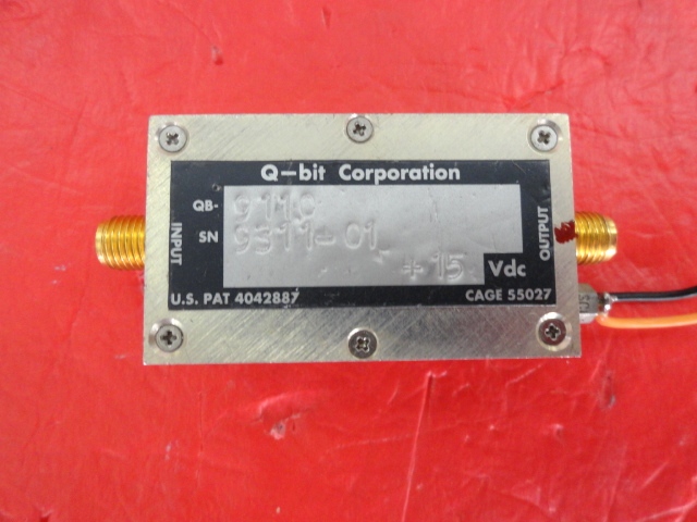 Supply Q-bit amplifier 15V SMA QB-9110