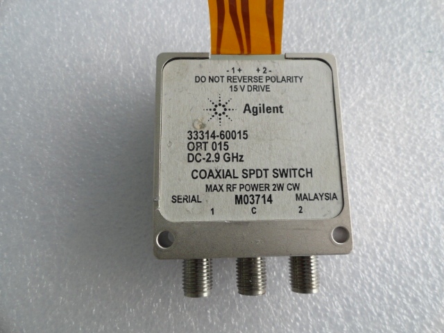 HP Agilent 33314-60015 DC-2.9GHz SPDT 15V