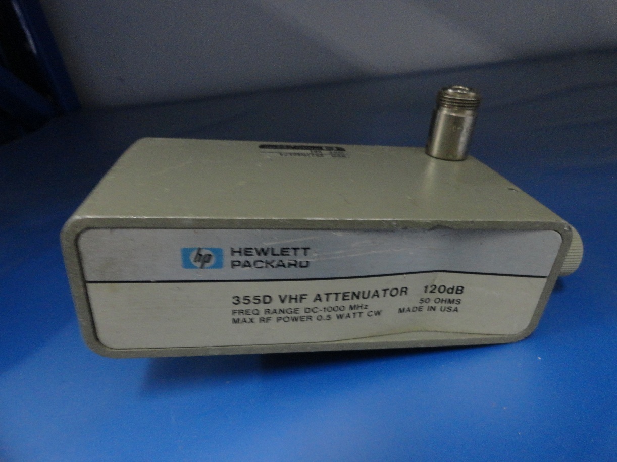 Supply 355D DC-1GHZ 120dB HP/Agilent hand step attenuator