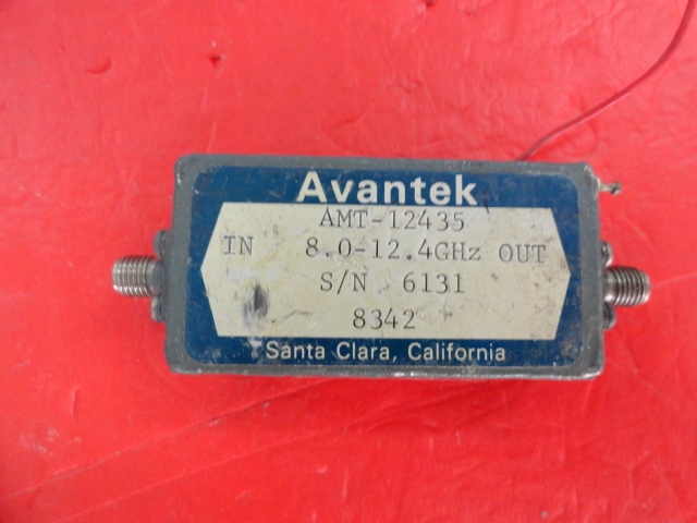 Supply AVANTEK amplifier 7.0-12.4GHz 12V SMA AMT-12435