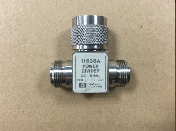 The Agilent HP 11636A DC-18GHZ 50 a two ohm coaxial power divider N head