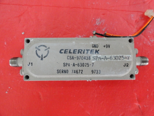 Supply CELERITEK amplifier 15V SMA CSA-970438