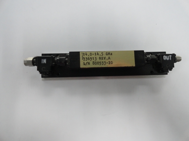 DADEN 336913 14.0-14.5GHZ REV.A isolation band pass filter SMA