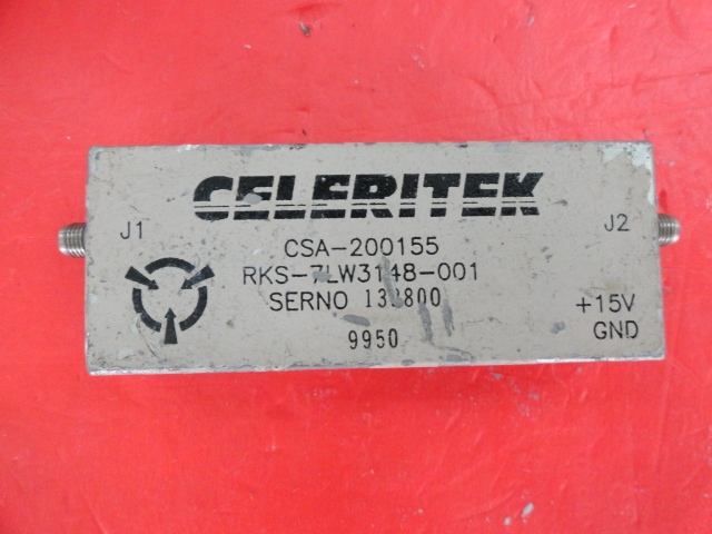 Supply CELERITEK amplifier 15V SMA CSA-200155