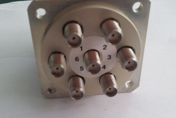 DOW-KEY 565J-580802A DC-18GHZ 24V SMA single pole six throw RF switch
