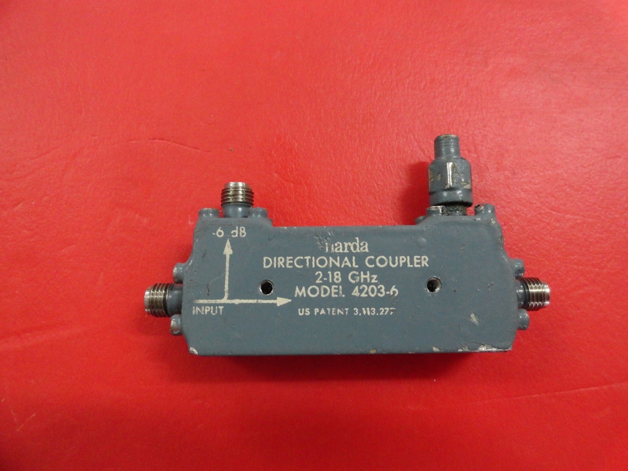 4203-6 2-18GHZ DC-6DB Narda coaxial directional coupler