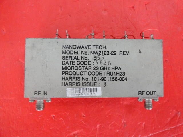 Supply amplifier 23GHz SMA NW2123-29