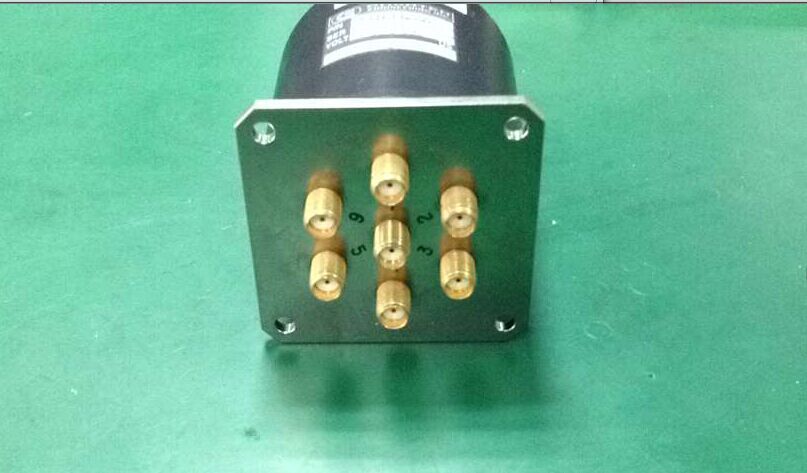 CHARTER P6N-142107 DC-18GHZ single pole six throw RF coaxial switch 28V SMA