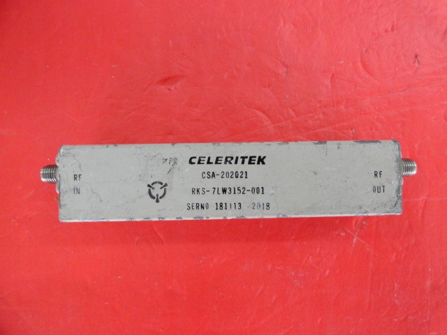 Supply CELERITEK amplifier 15V SMA CSA-202021