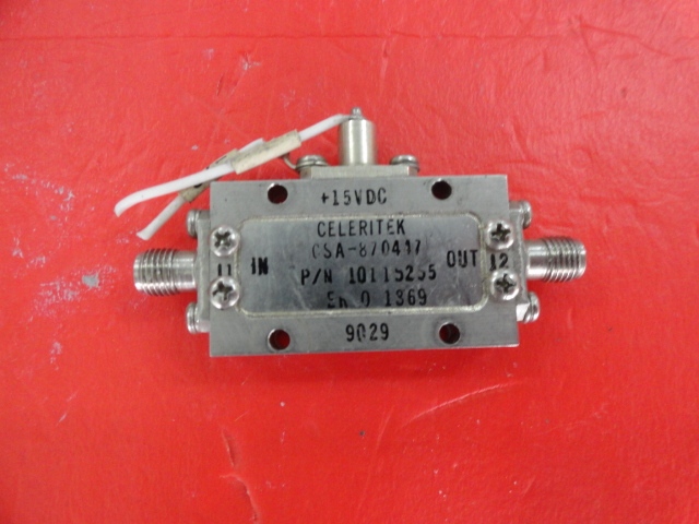 Supply CELERITEK amplifier 15V SMA CSA-870417