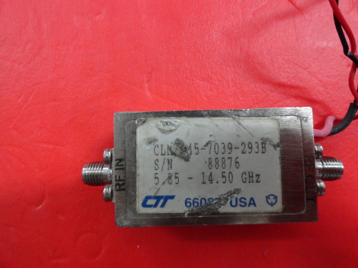 Supply amplifier CLM/145-7035-293B 5.85-14.50GHZ 15V SMA CTT