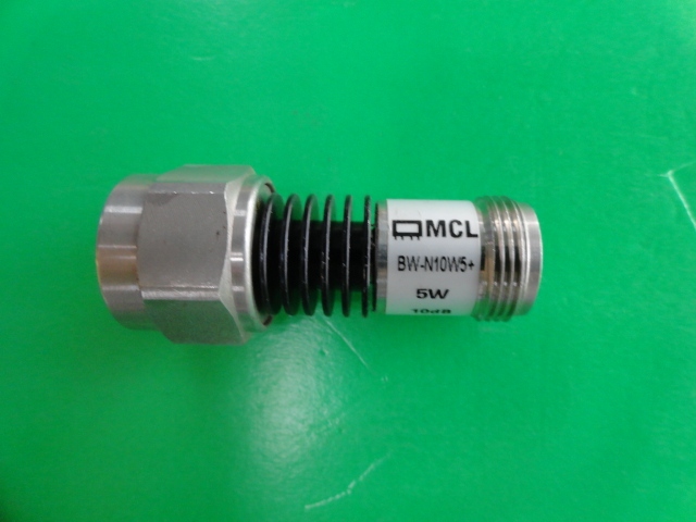 BW-N10W5+ MINI coaxial fixed attenuator Att:10dB 5W N DC-18GHz