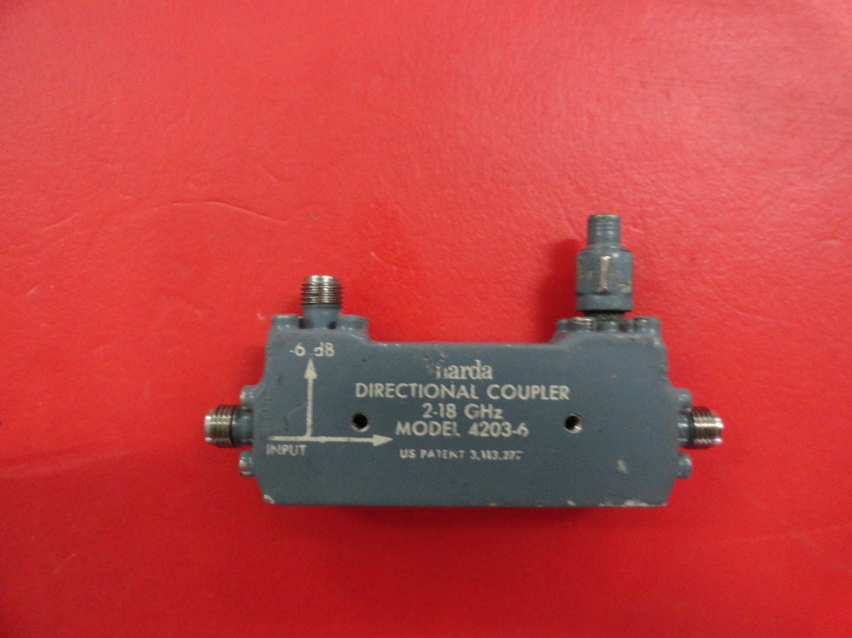 4203-6 2-18GHZ DC-6DB Narda coaxial directional coupler