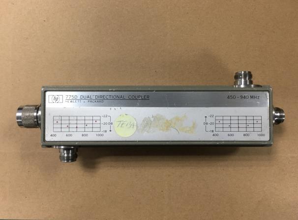 The Agilent HP 775D 450-940MHZ 20dB bi directional coupler and Bridge
