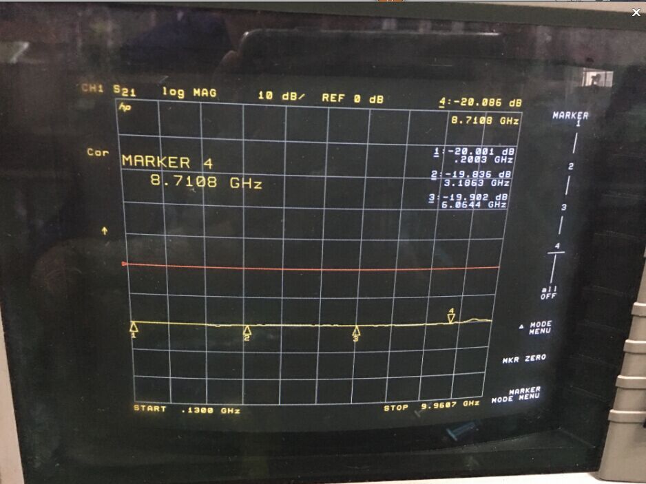 49-20-33 DC-8.5GHZ 20dB 150W Aeroflex/Weinschel fixed attenuator N