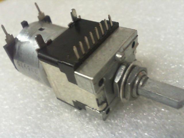 Japan ALPS talents BC 708M-100BX2 potentiometer motor / eight feet / / with adjustable shaft