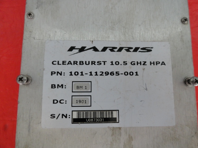 Supply HARRIS amplifier 10.5Ghz SMA 101-112965-001