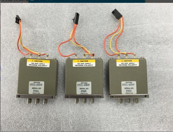 The Agilent HP 33311-60045 DC-18GHZ RF coaxial SPDT Switch SMA