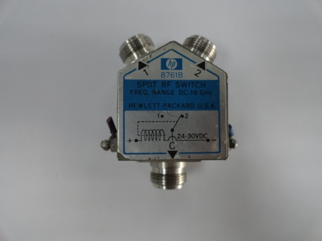 Agilent 8761B DC-18GHZ 24-30VDC HP RF microwave coaxial switch N