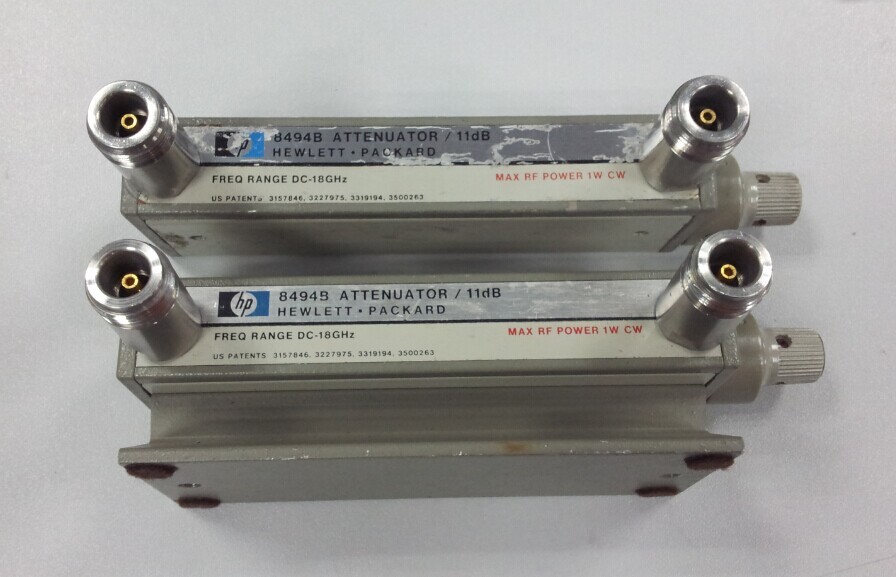 8494B DC-18GHZ HP/Agilent programmable step attenuator 1DB 11dB step N