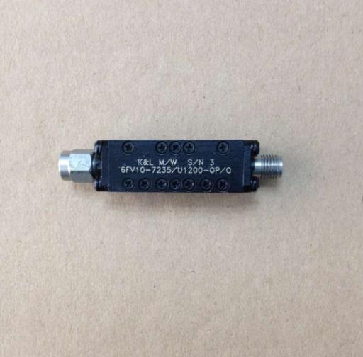 6FV10-7235/U1200-OP/O 6.7-7.8GHZ K&L RF microwave bandpass filter SMA