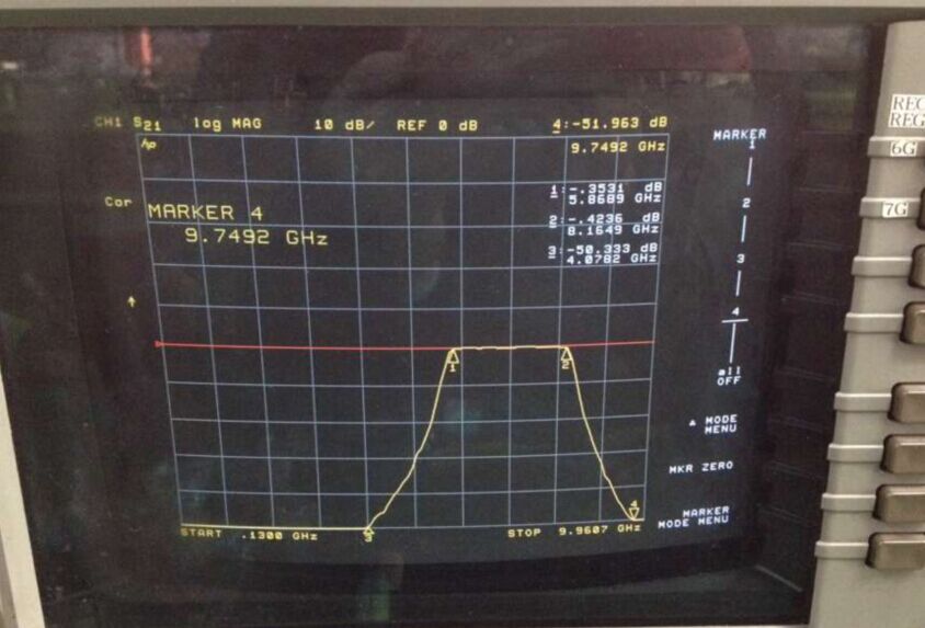 5ED10-7000/U2200-OP/O 6-8GHZ K&L RF microwave bandpass filter SMA