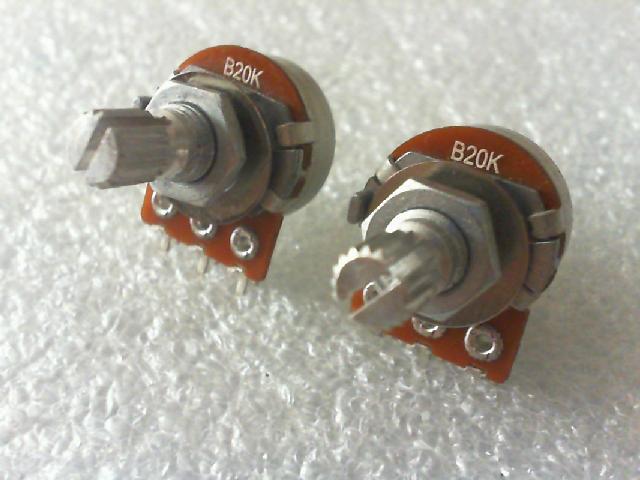 United States BI single potentiometer P160KN4B single potentiometer B20K.. Long shaft 15mm