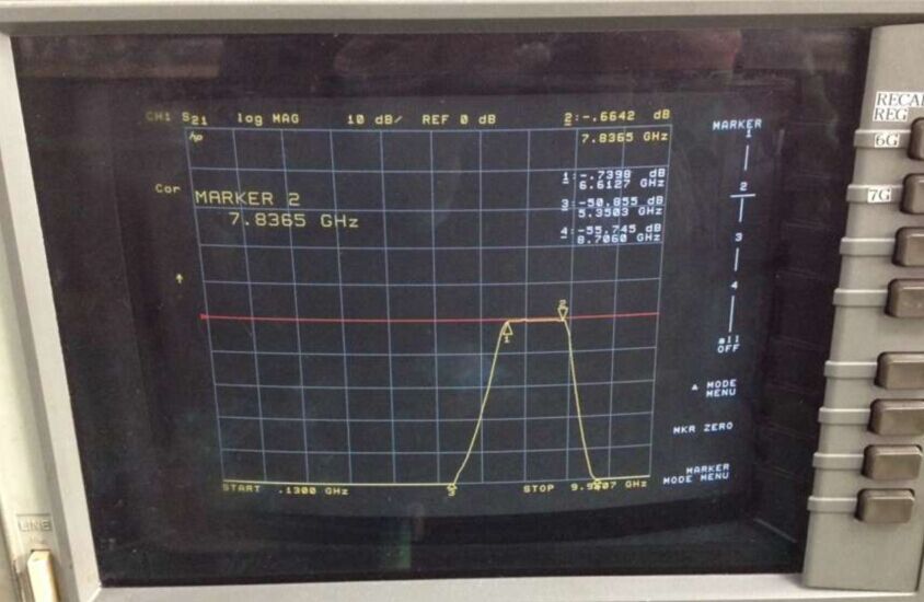 6FV10-7235/U1200-OP/O 6.7-7.8GHZ K&L RF microwave bandpass filter SMA
