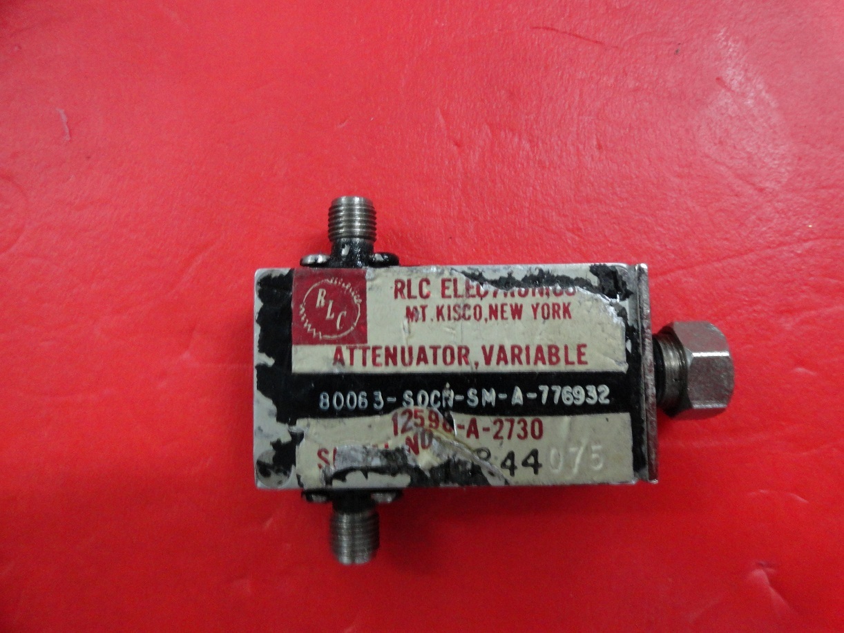 Supply hand adjustable adjustable attenuator 12598-A-2730 RLC